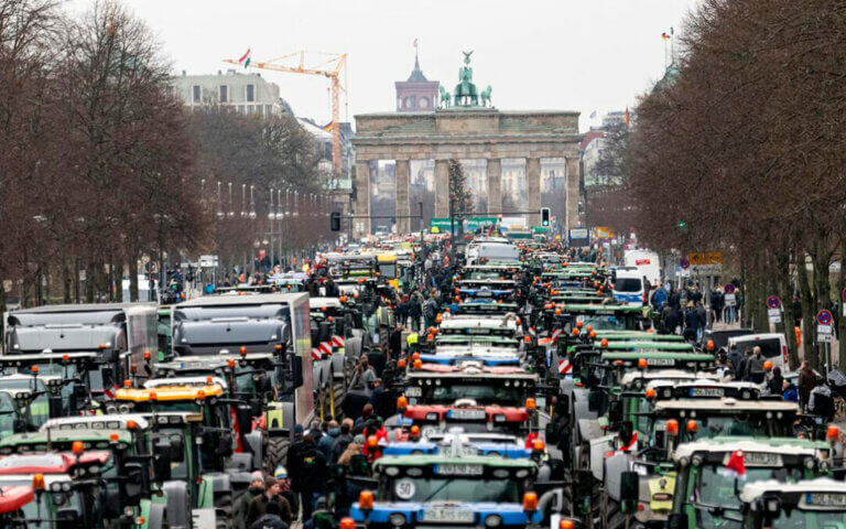 Lee más sobre el artículo Fuertes protestas agropecuarias en Alemania