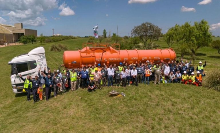 Lee más sobre el artículo ISUSA realizó taller sobre seguridad en el transporte de productos químicos en Agraciada