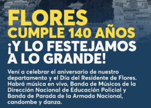 Lee más sobre el artículo Trinidad festeja su 140.° aniversario y el Día del Residente con actos centrales en la Plaza Constitución