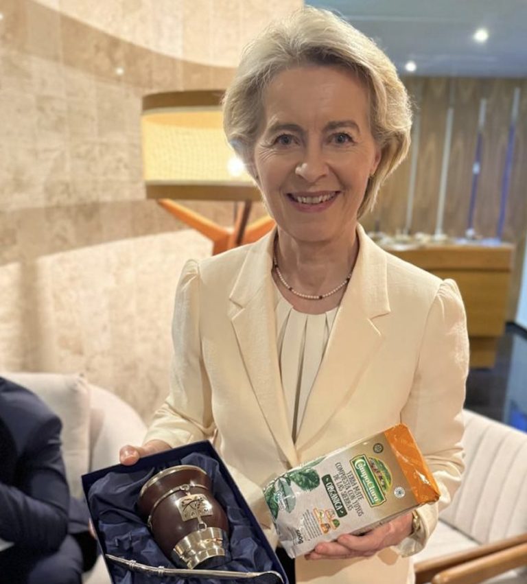 Lee más sobre el artículo Diplomacia a 40 grados: ¿Mate o tereré para Úrsula?